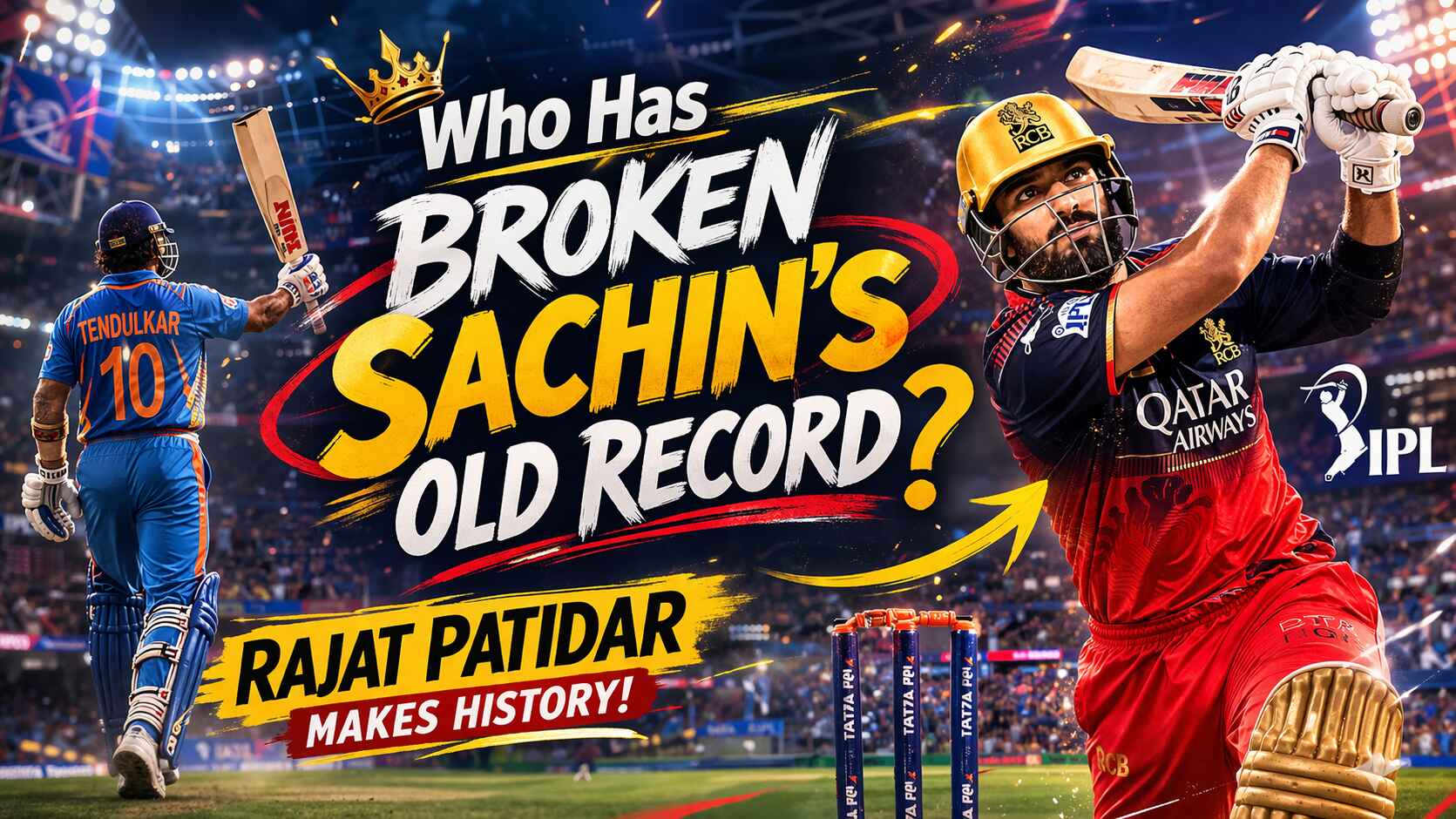 Patidar Breaks Sachin's Record as RCB Beat CSK Again